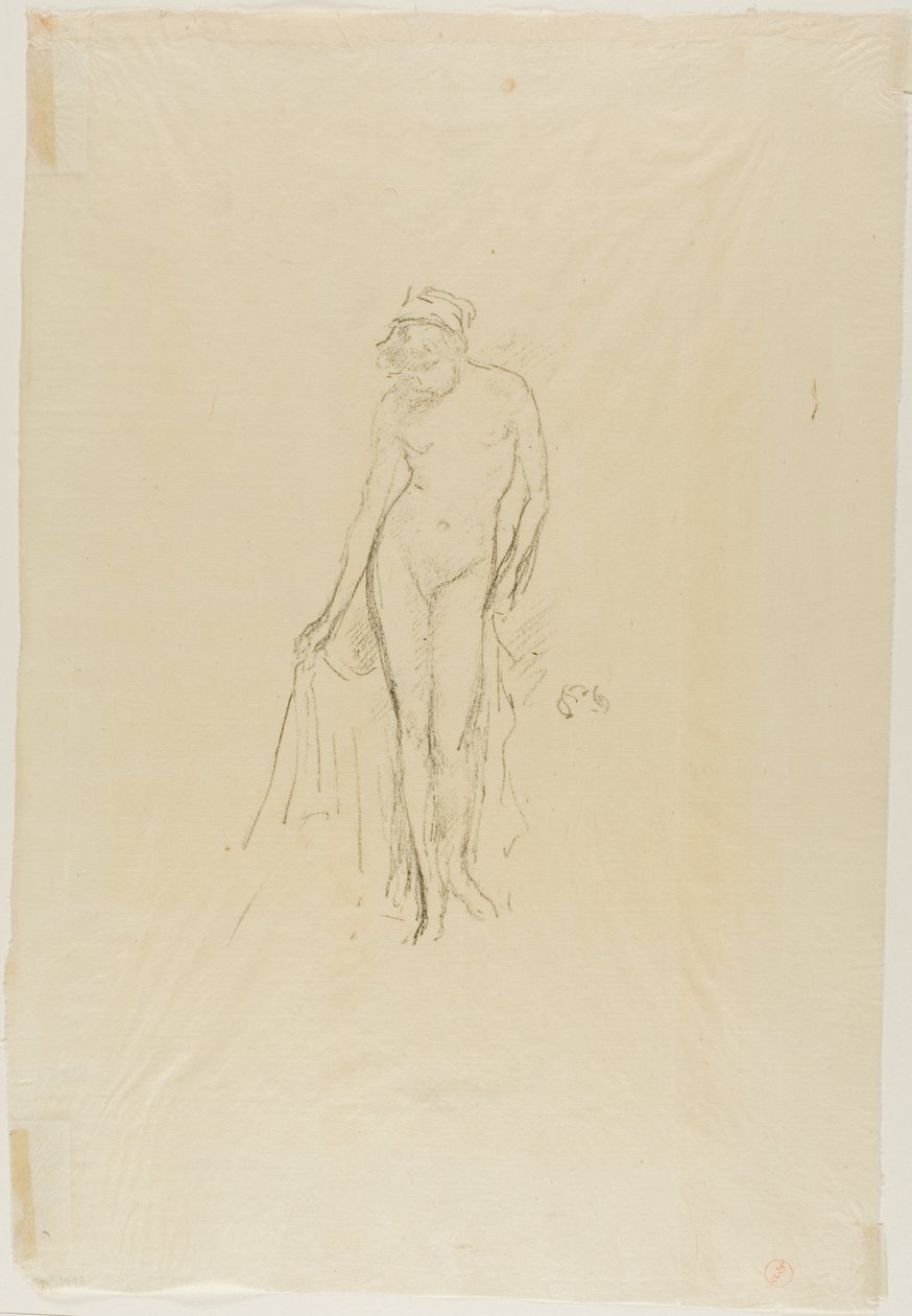 Modelo Desnudo, de Pie de James Abbott McNeill Whistler