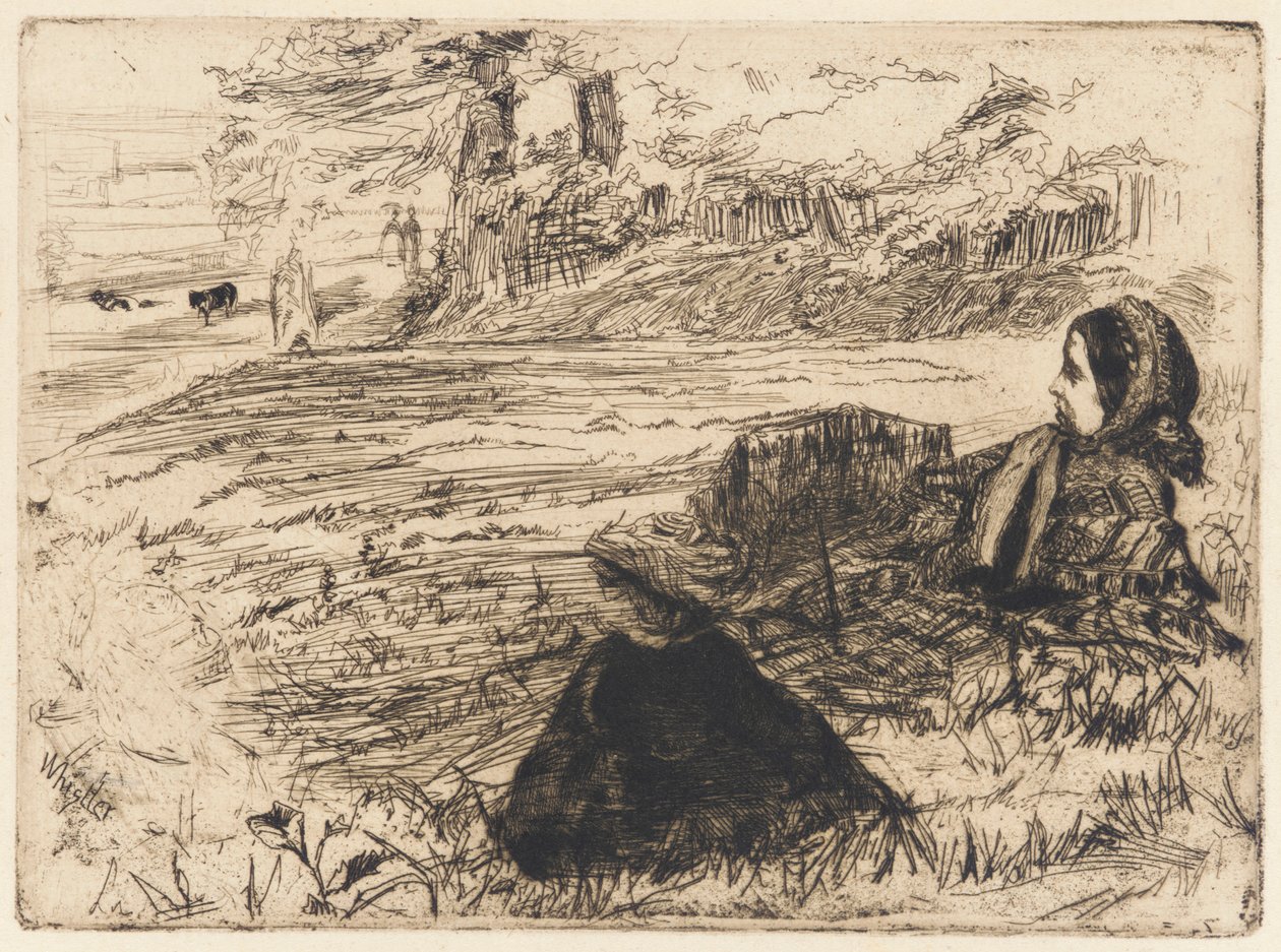 Niñera y niño de James Abbott McNeill Whistler