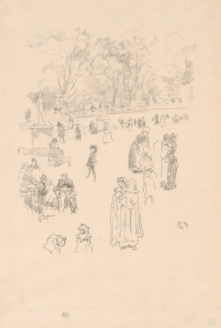 Niñeras: "Les Bonnes du Luxembourg" de James Abbott McNeill Whistler