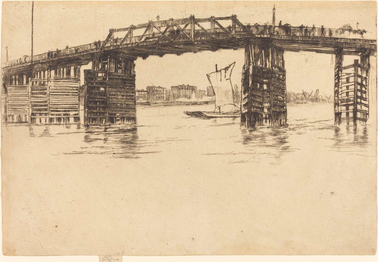 Puente Viejo de Battersea de James Abbott McNeill Whistler