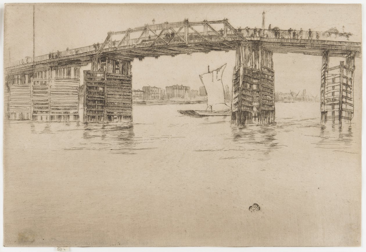 Puente de Battersea Viejo de James Abbott McNeill Whistler