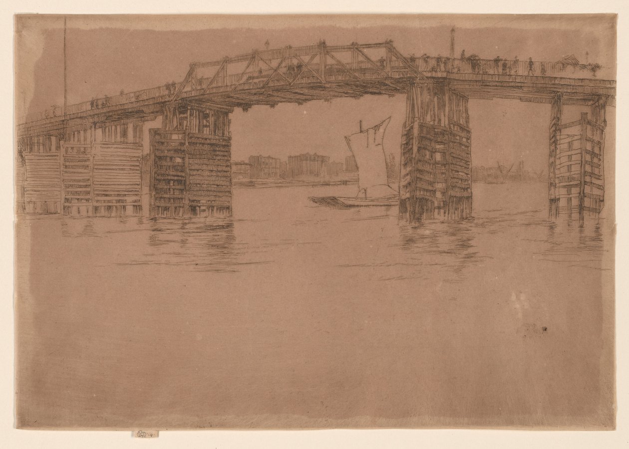 Puente de Battersea Viejo de James Abbott McNeill Whistler