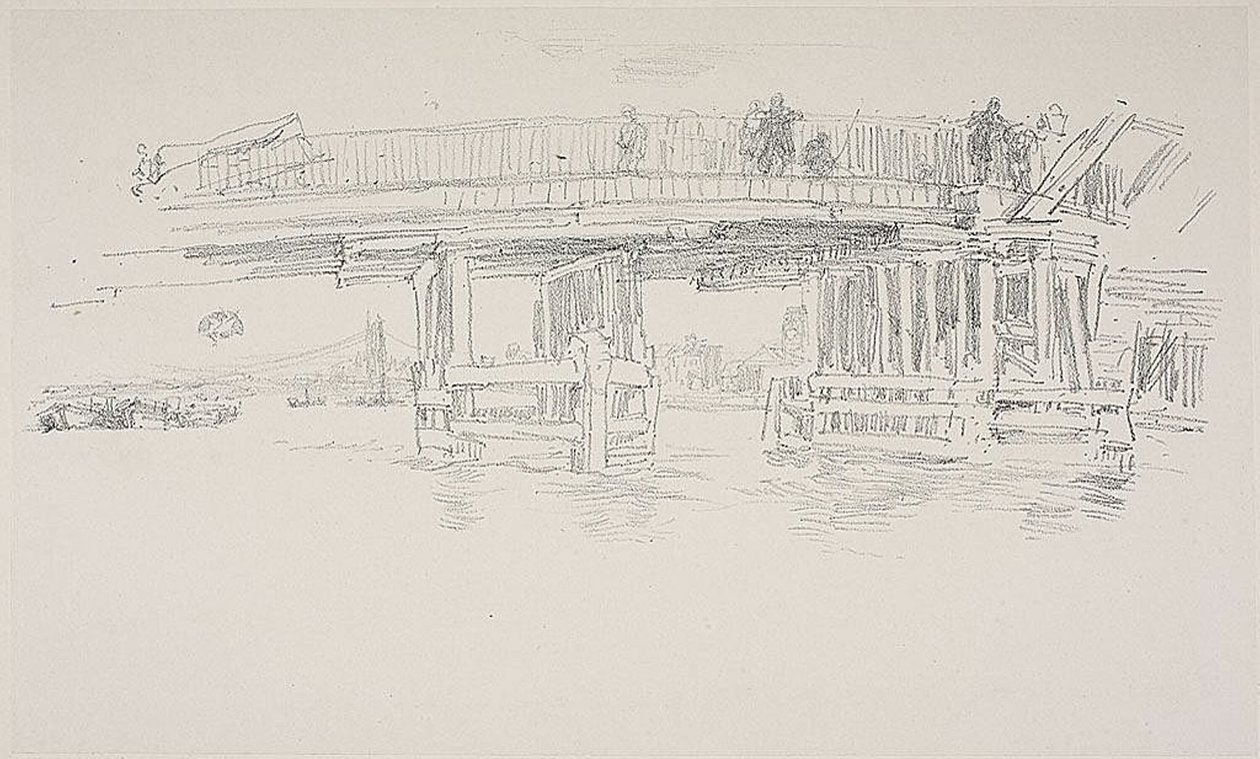 Viejo Puente de Battersea de James Abbott McNeill Whistler