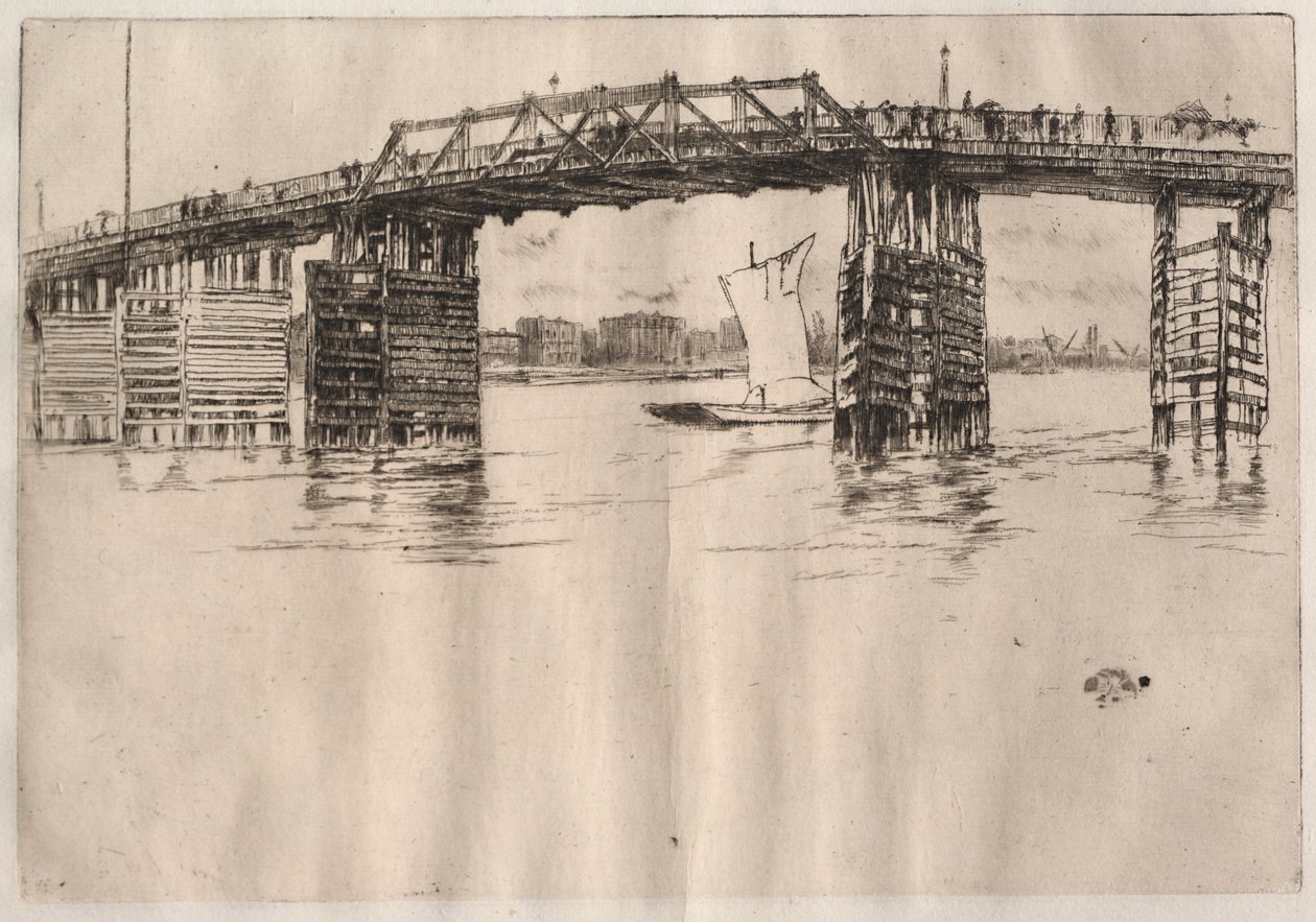 Antiguo puente de Battersea de James McNeill Whistler