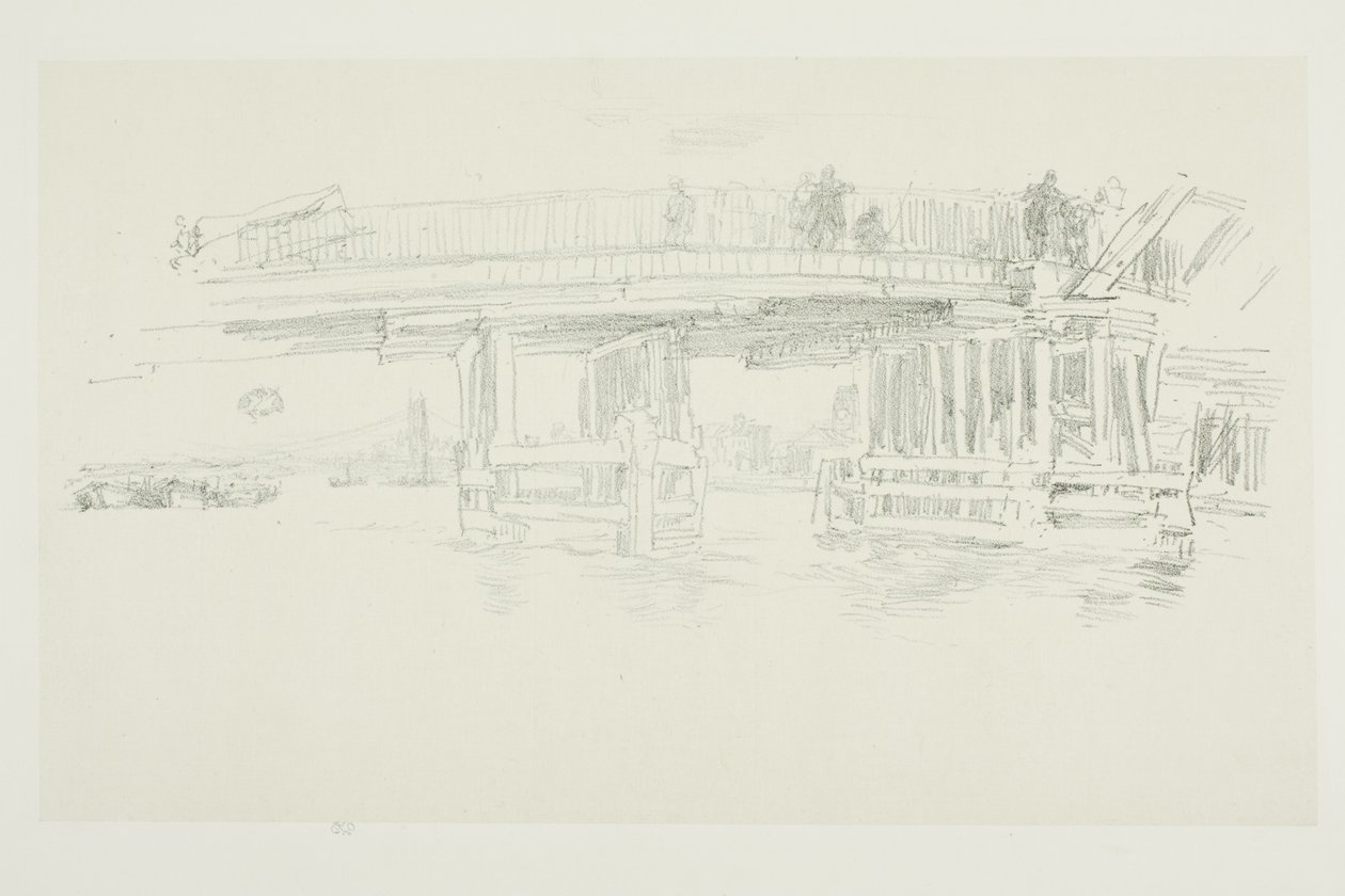 Antiguo puente de Battersea de James McNeill Whistler