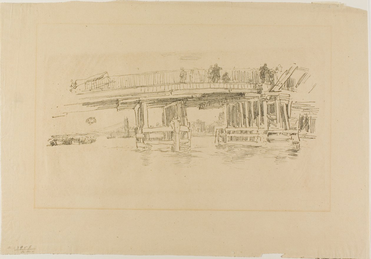 Antiguo puente de Battersea de James McNeill Whistler