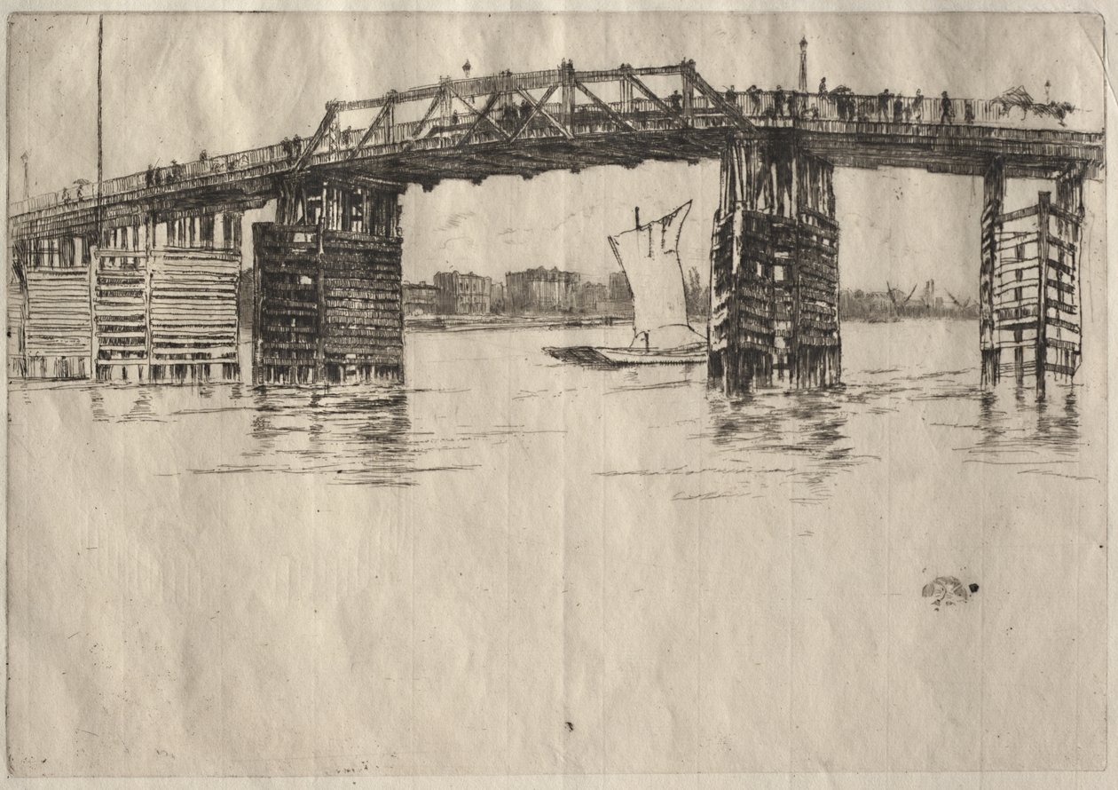 El antiguo puente de Battersea de James McNeill Whistler