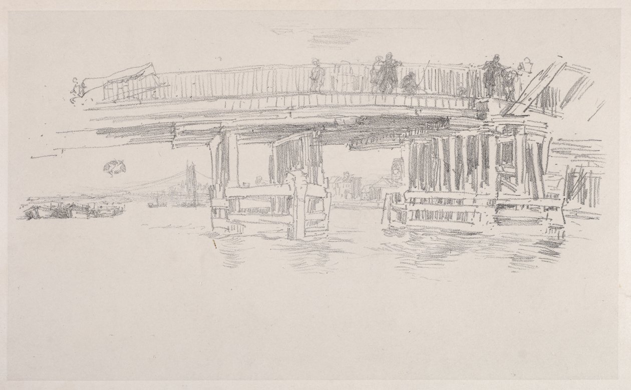 El antiguo puente de Battersea de James McNeill Whistler