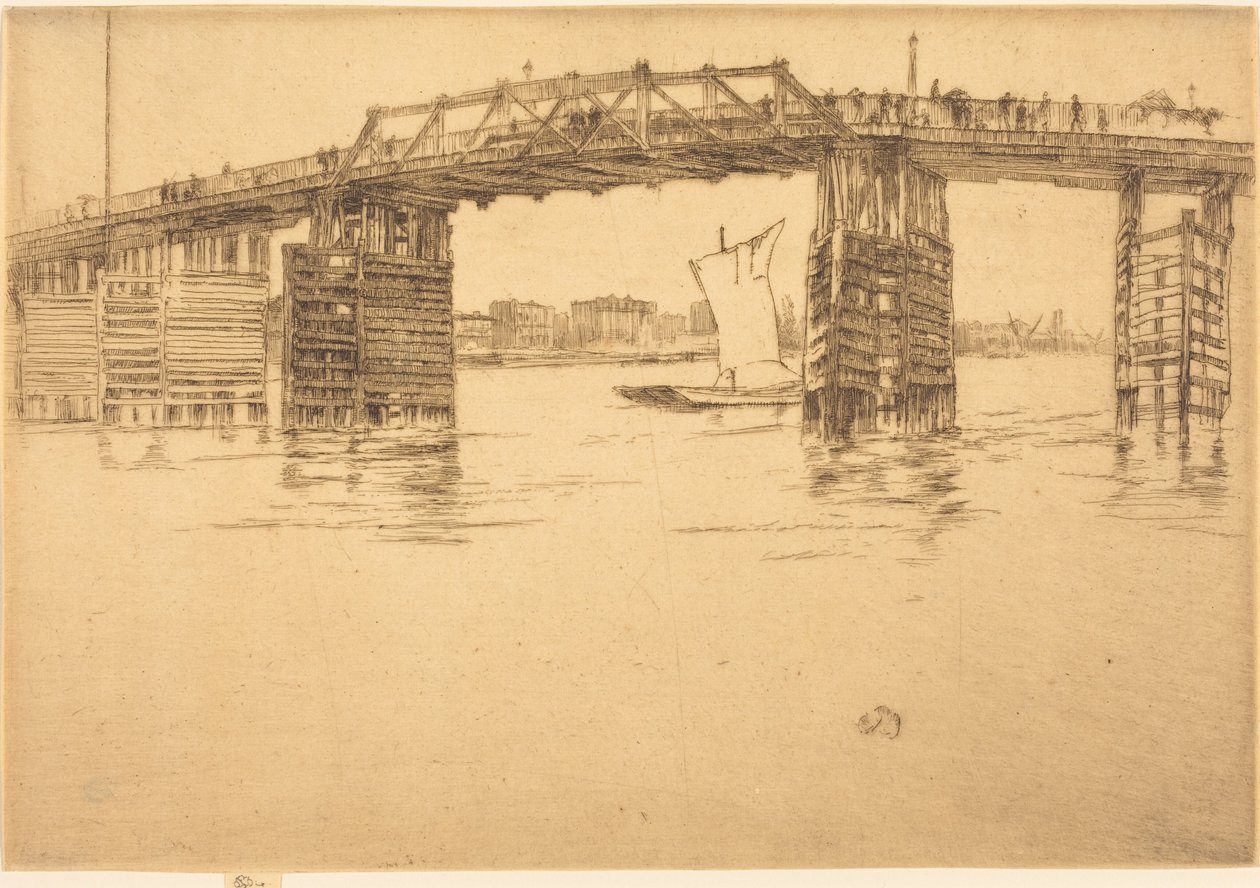 El antiguo puente de Battersea de James McNeill Whistler