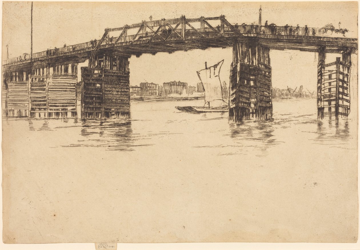 El viejo puente de Battersea de James McNeill Whistler