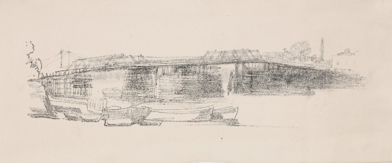 Puente Viejo de Battersea, No. 2 de James Abbott McNeill Whistler
