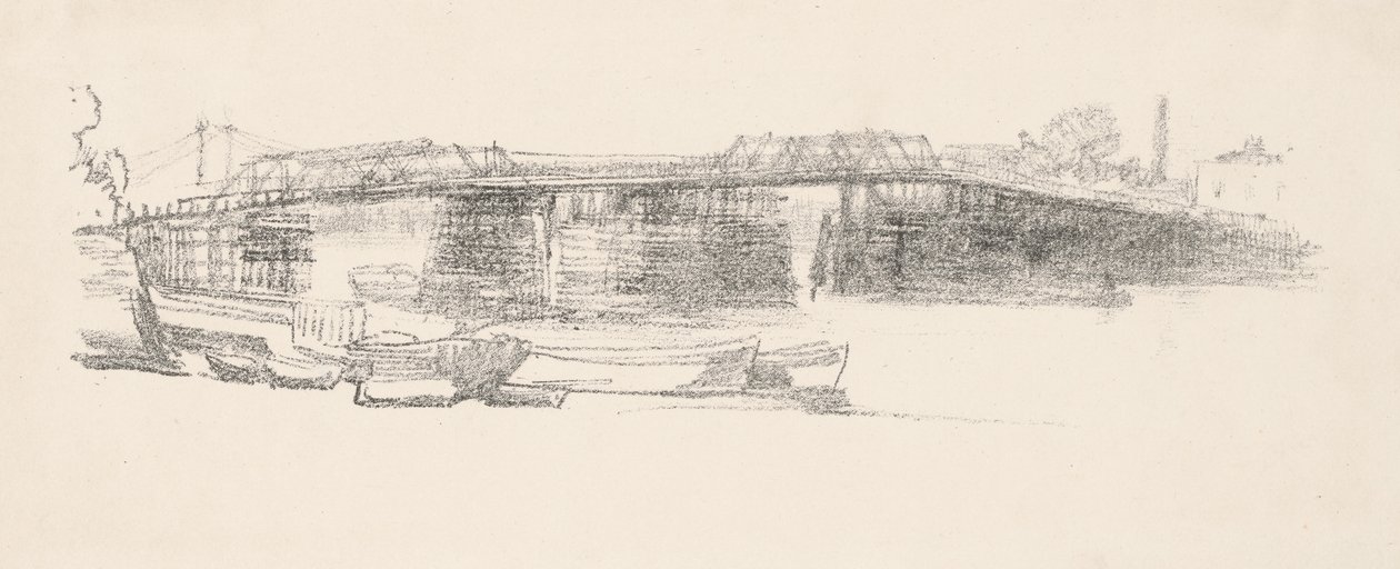 Puente de Battersea Viejo, No. 2 de James Abbott McNeill Whistler