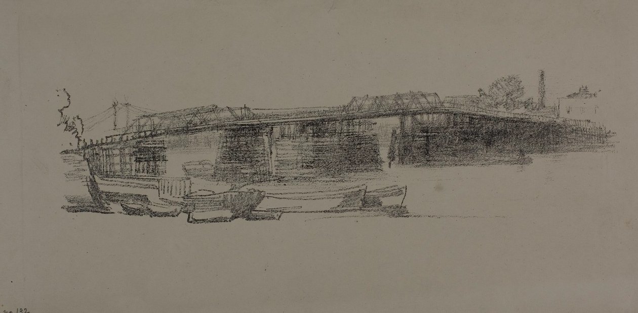 Puente viejo de Battersea, No. 2 de James Abbott McNeill Whistler