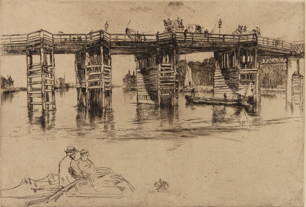 Viejo puente de Putney de James Abbott McNeill Whistler
