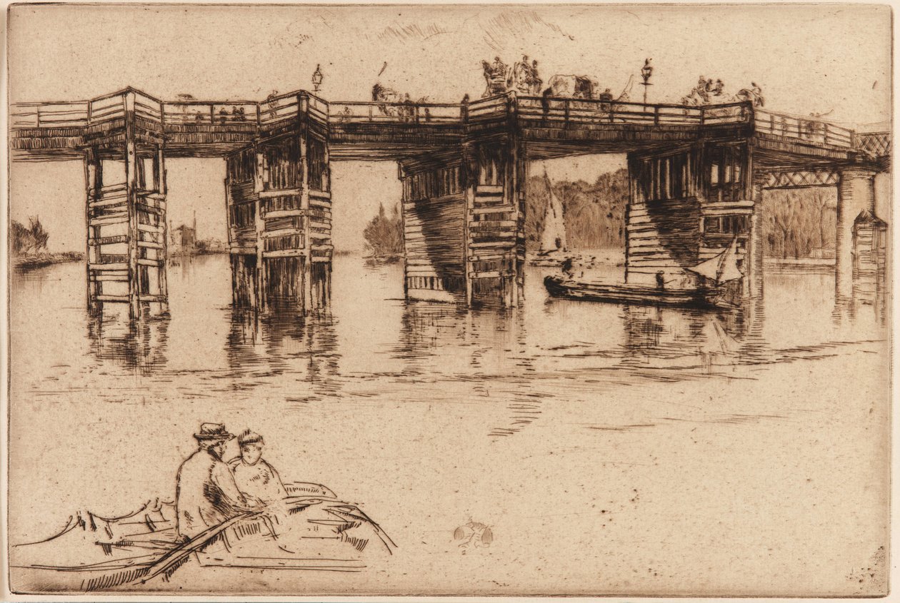 Viejo puente de Putney de James Abbott McNeill Whistler