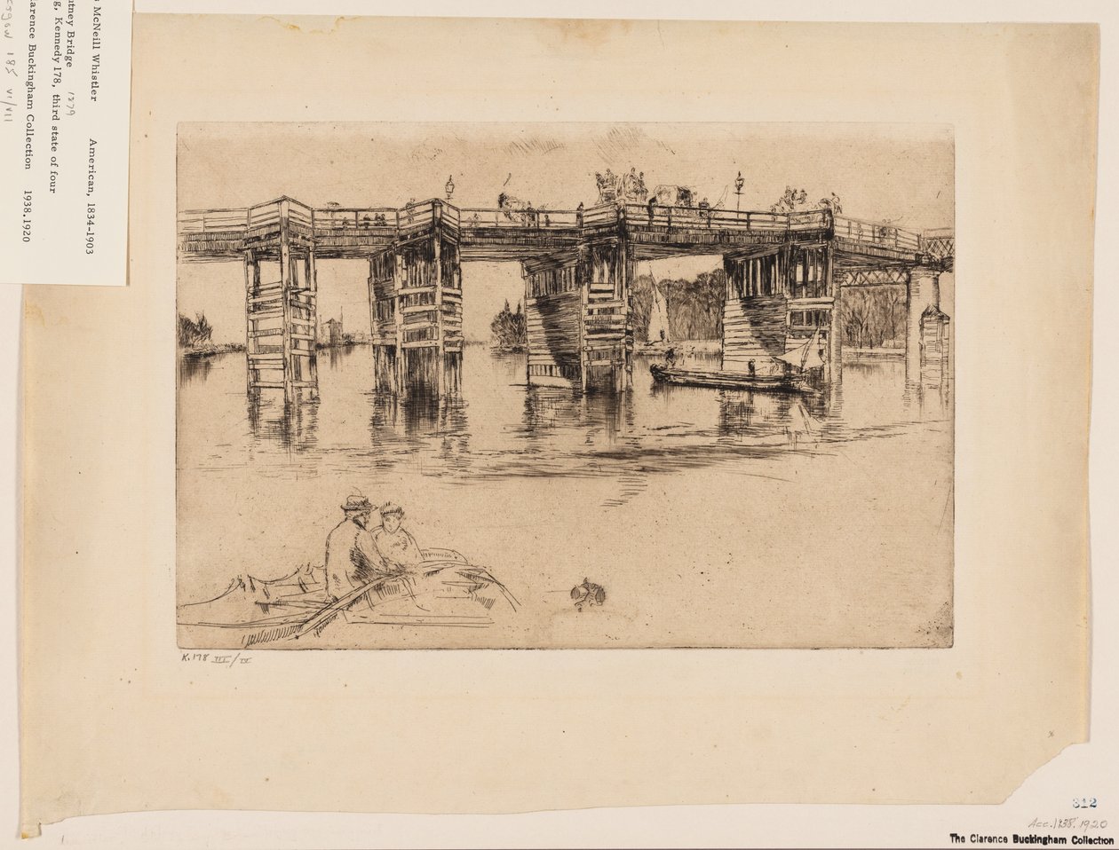 Viejo Puente de Putney de James Abbott McNeill Whistler
