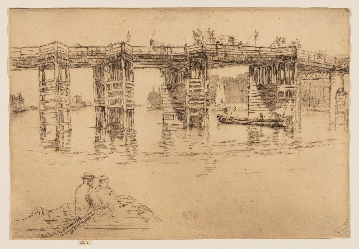 Viejo puente de Putney de James Abbott McNeill Whistler