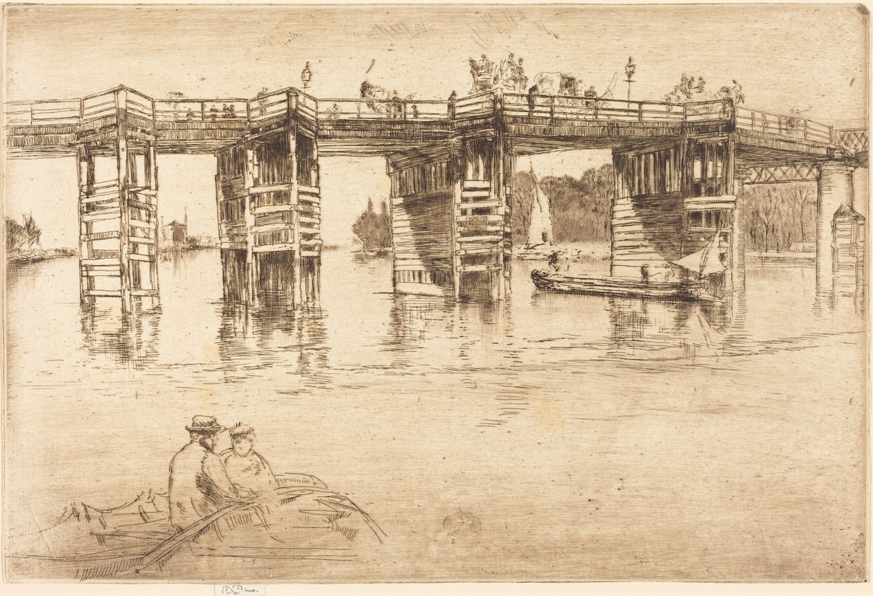 El antiguo puente de Putney de James McNeill Whistler