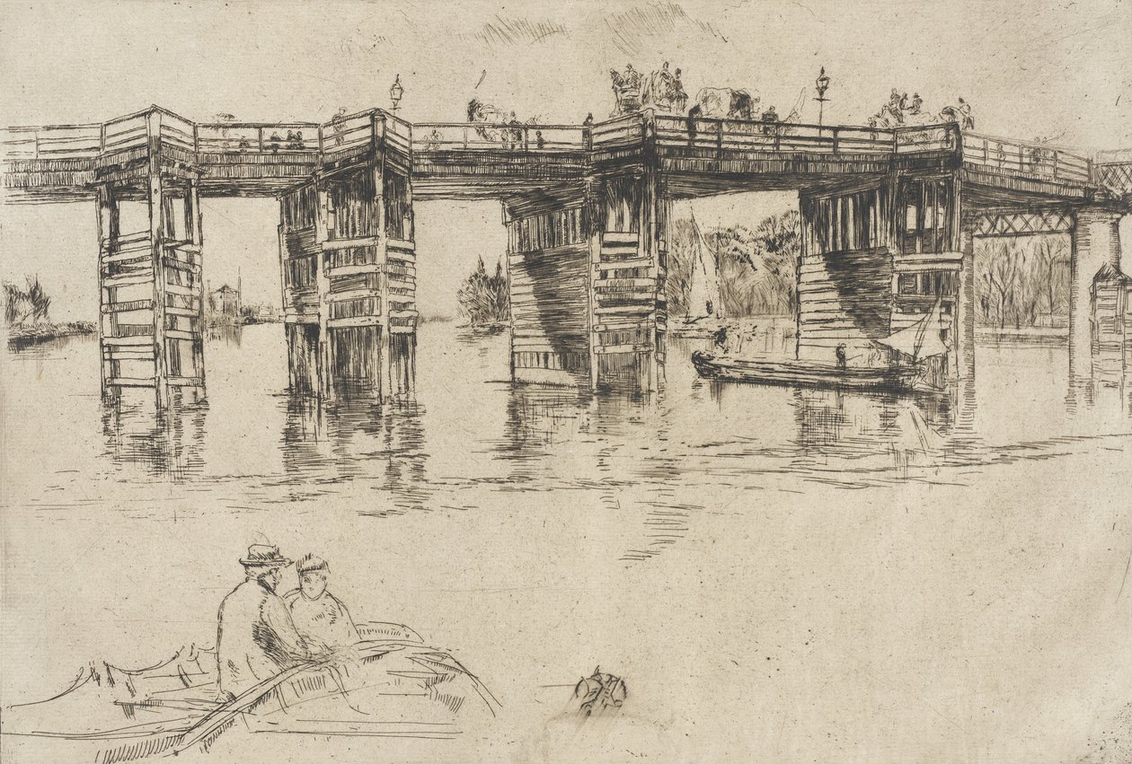 El viejo puente de Putney de James McNeill Whistler
