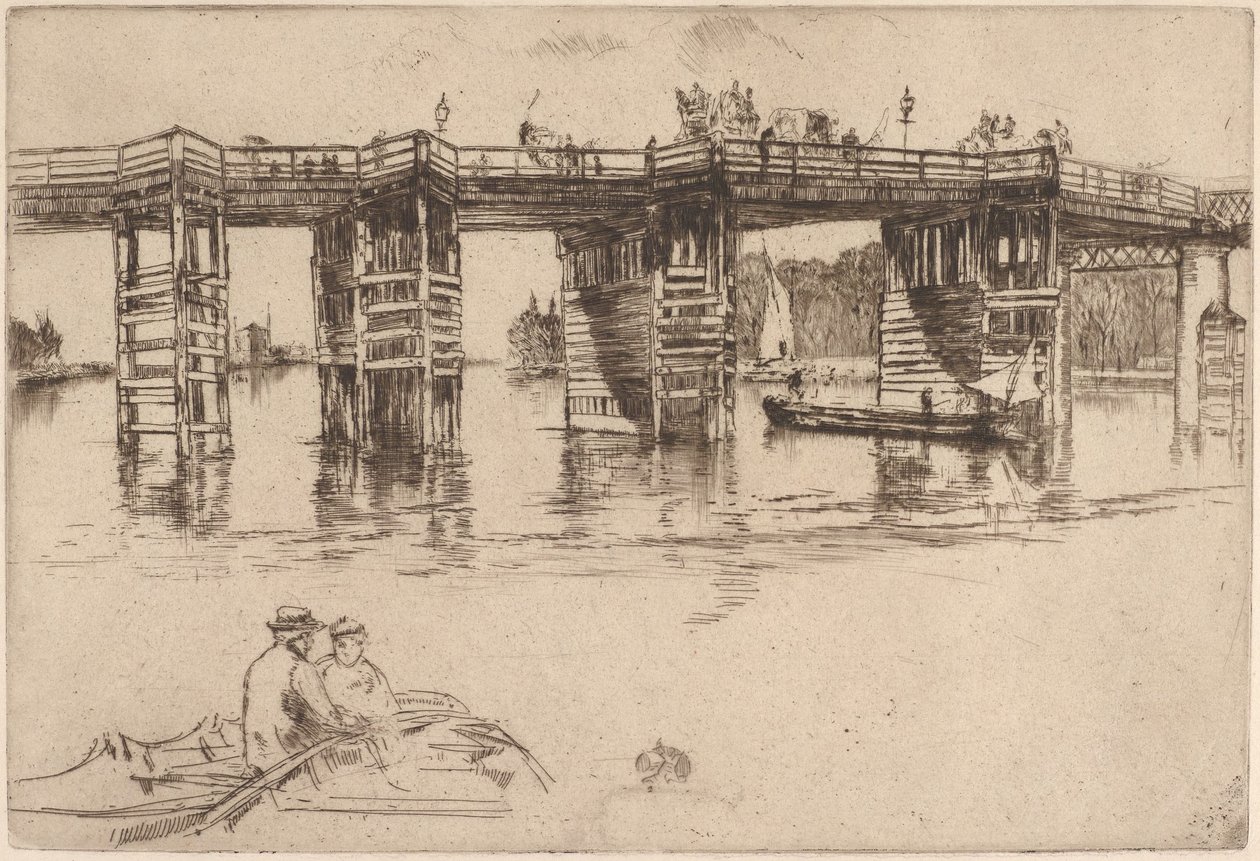 El antiguo puente de Putney de James McNeill Whistler