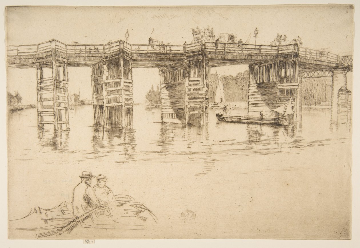 El viejo puente de Putney de James McNeill Whistler