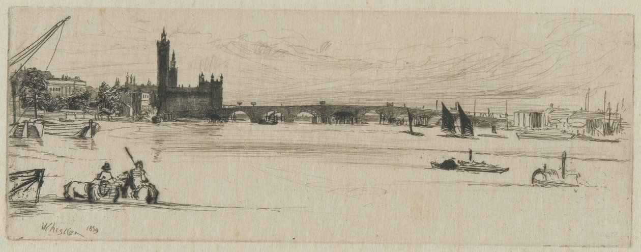 Viejo puente de Westminster de James Abbott McNeill Whistler