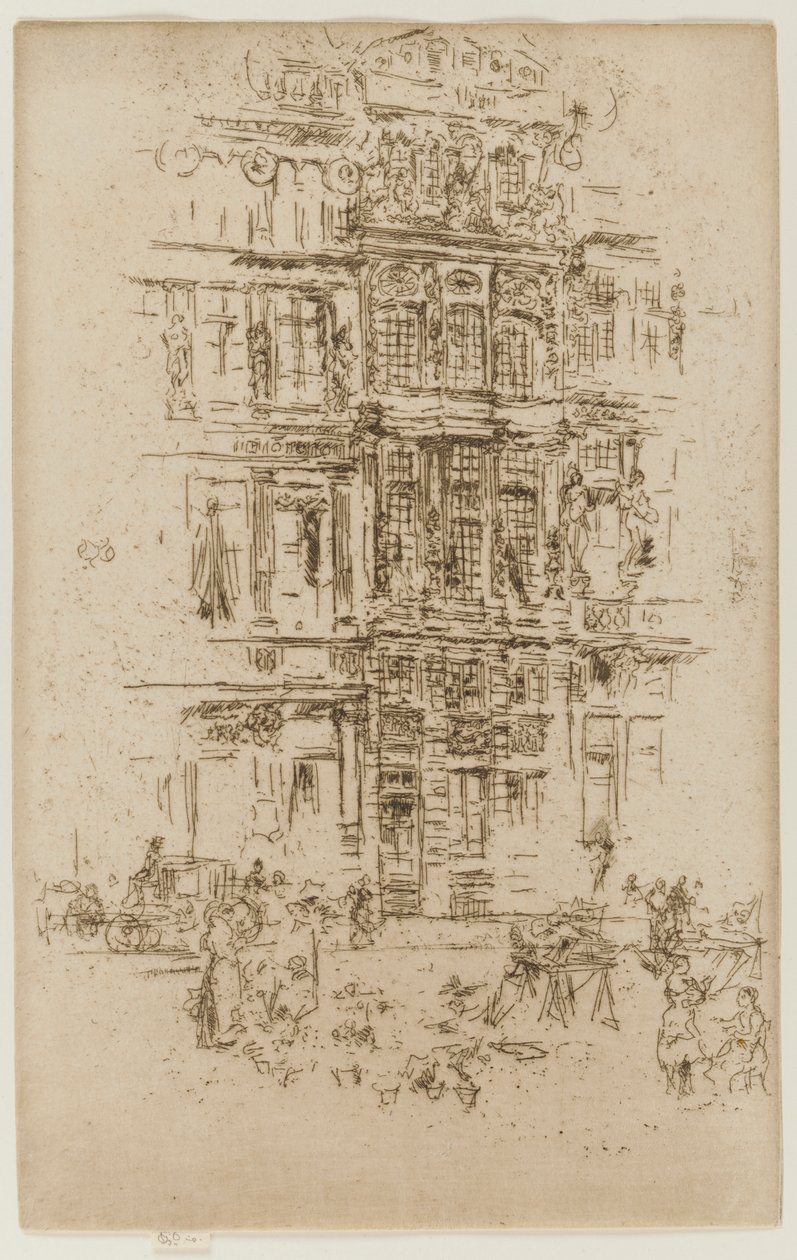 Palacios, Bruselas de James Abbott McNeill Whistler