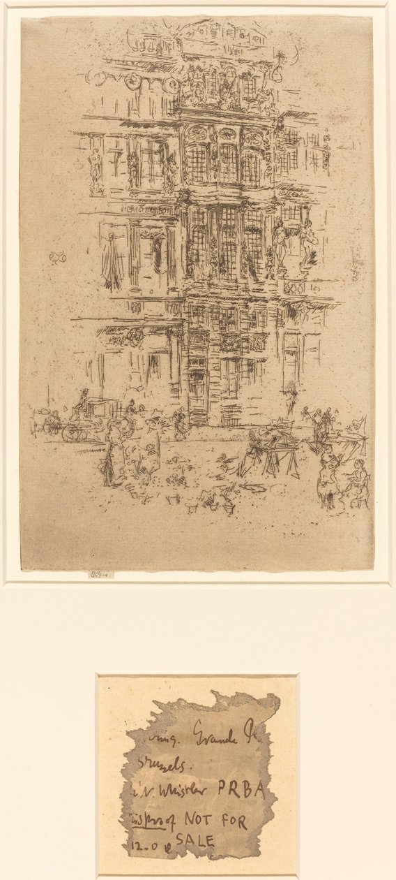 Palacios, Bruselas de James Abbott McNeill Whistler