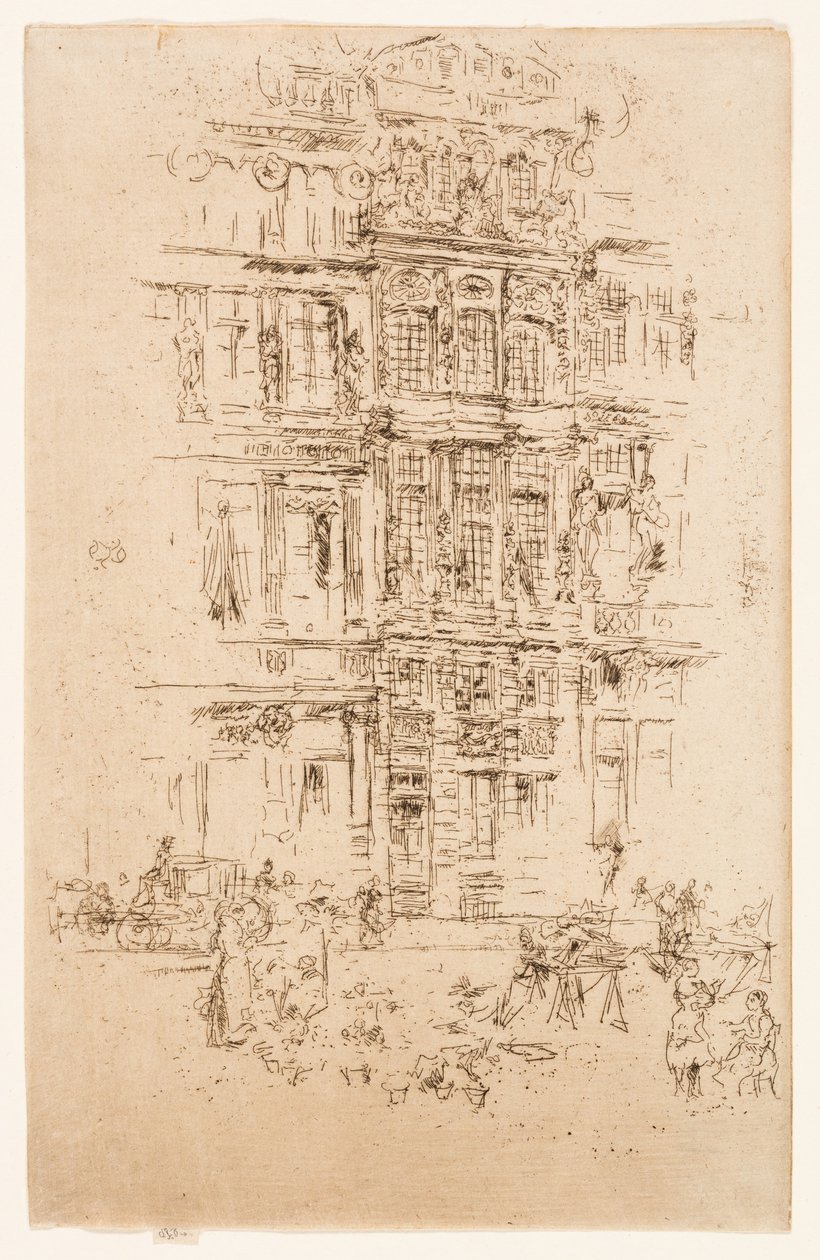 Palacios, Bruselas de James Abbott McNeill Whistler