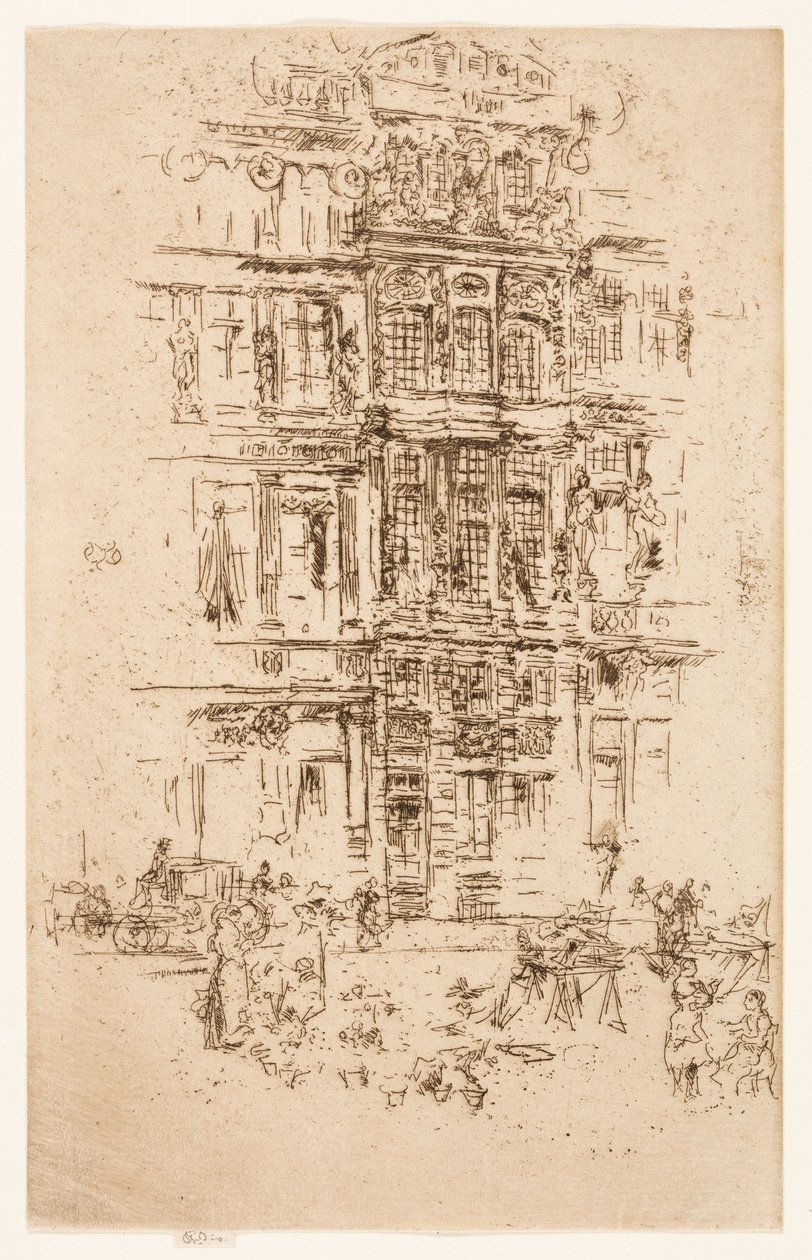 Palacios, Bruselas de James Abbott McNeill Whistler