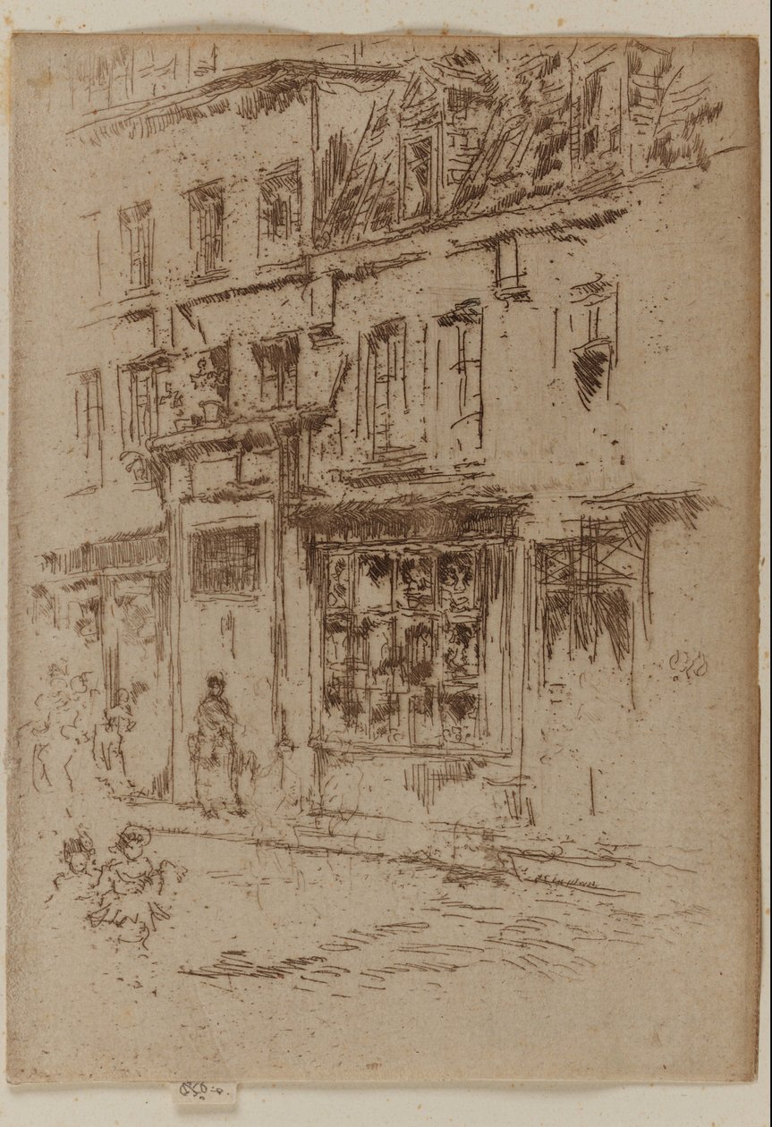 Petite Rue au Beurre, Bruselas de James Abbott McNeill Whistler