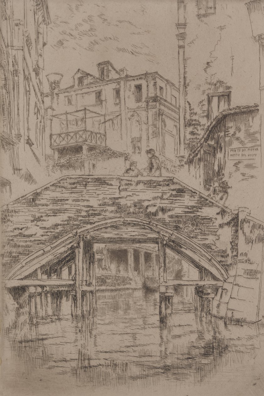 Puente del Piovan de James McNeill Whistler