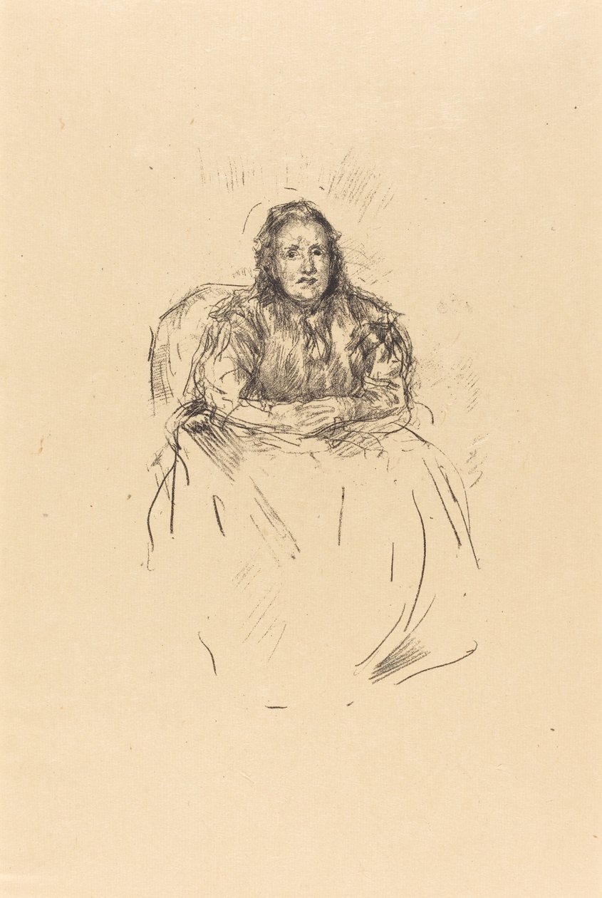 Estudio de retrato: Sra. Philip de James Abbott McNeill Whistler
