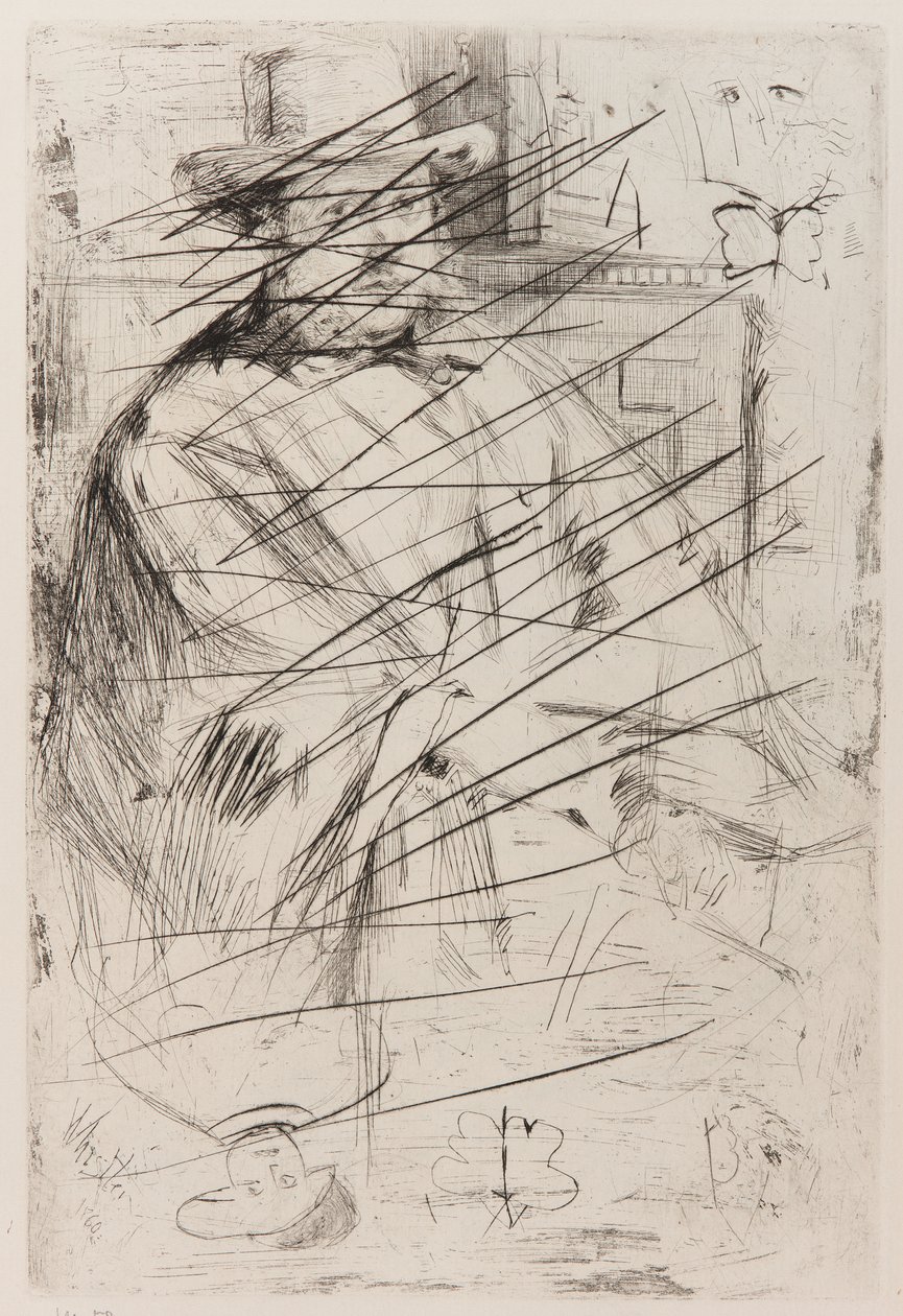 Retrato de un hombre de James Abbott McNeill Whistler
