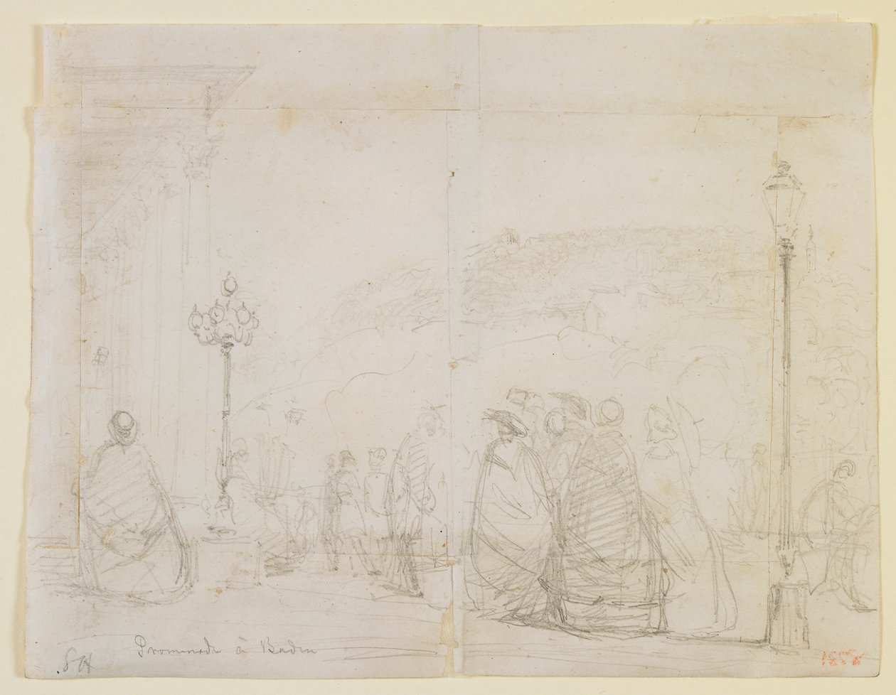 Paseo en Baden de James Abbott McNeill Whistler