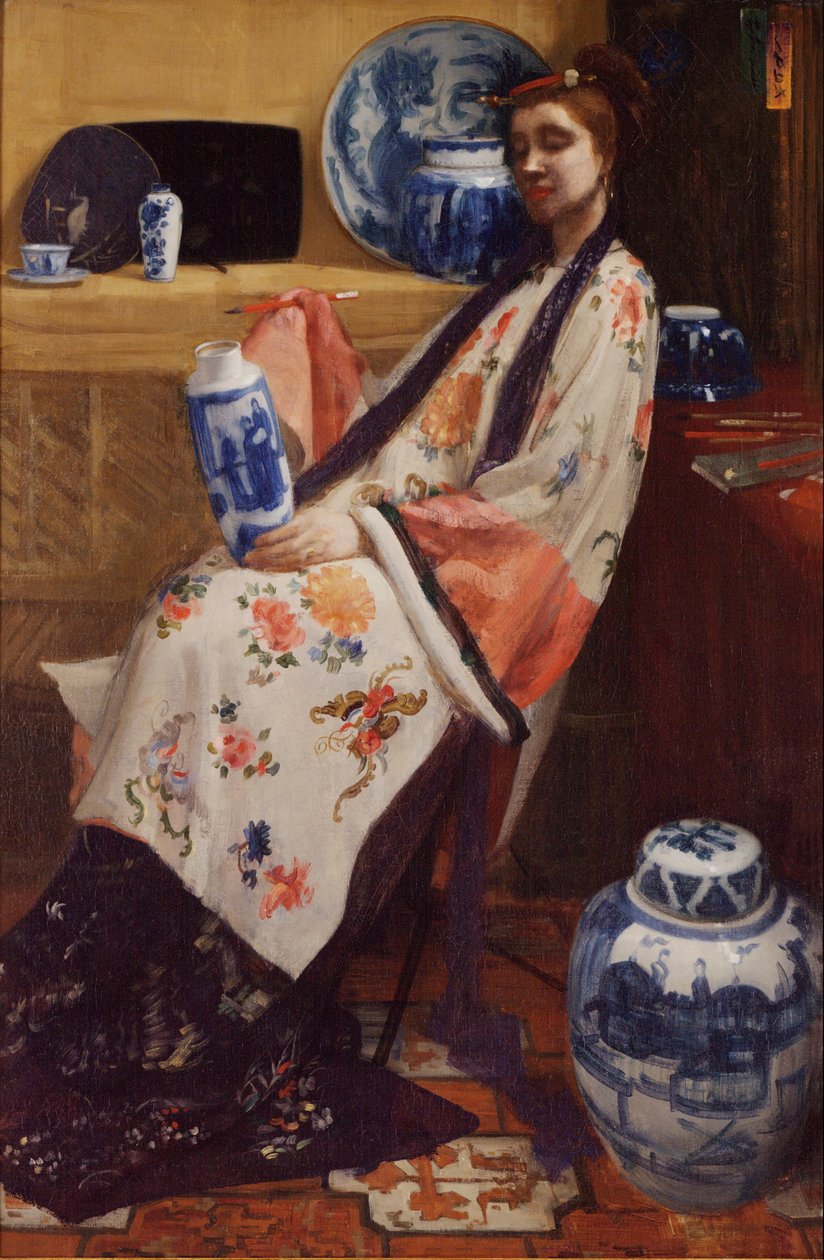 Púrpura y rosa: La Lange Leizen de las seis marcas de James McNeill Whistler