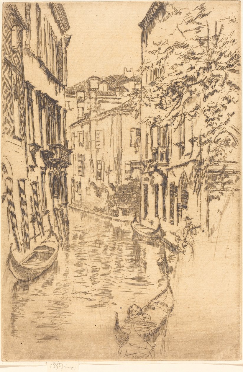 Canal Tranquilo de James Abbott McNeill Whistler