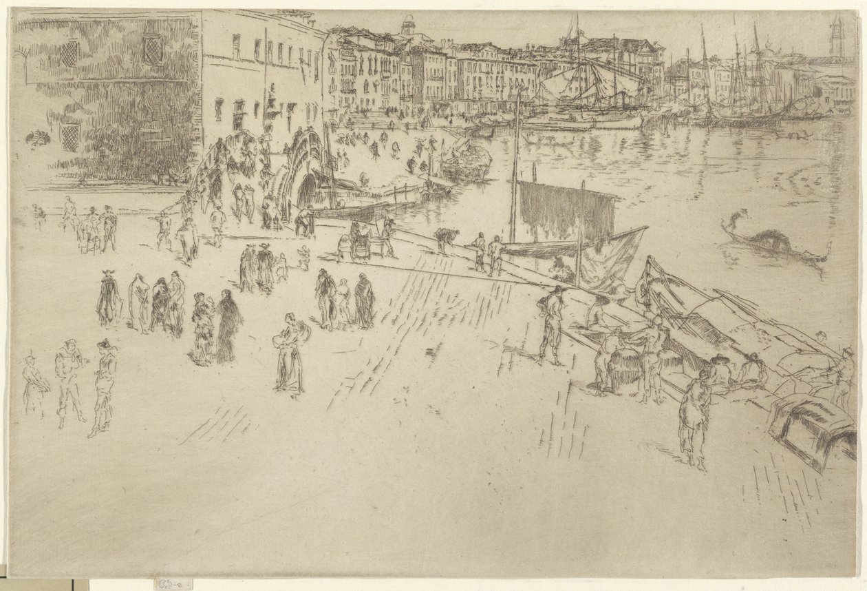 Riva, No.1 de James Abbott McNeill Whistler