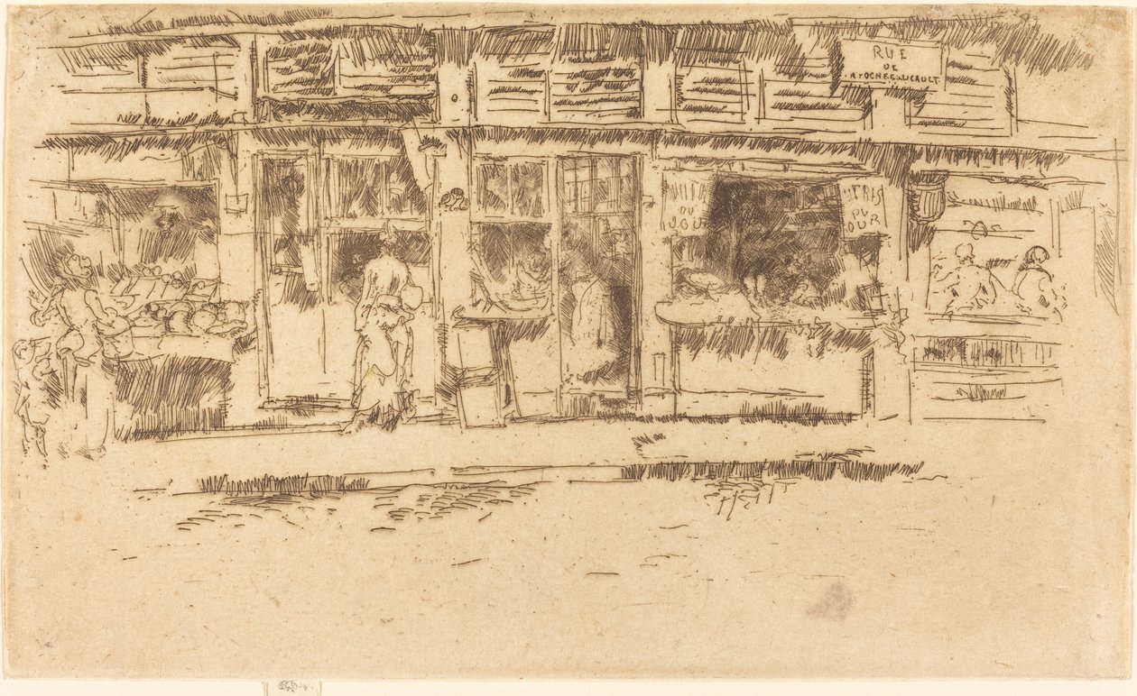 Calle de la Rochefoucault de James Abbott McNeill Whistler