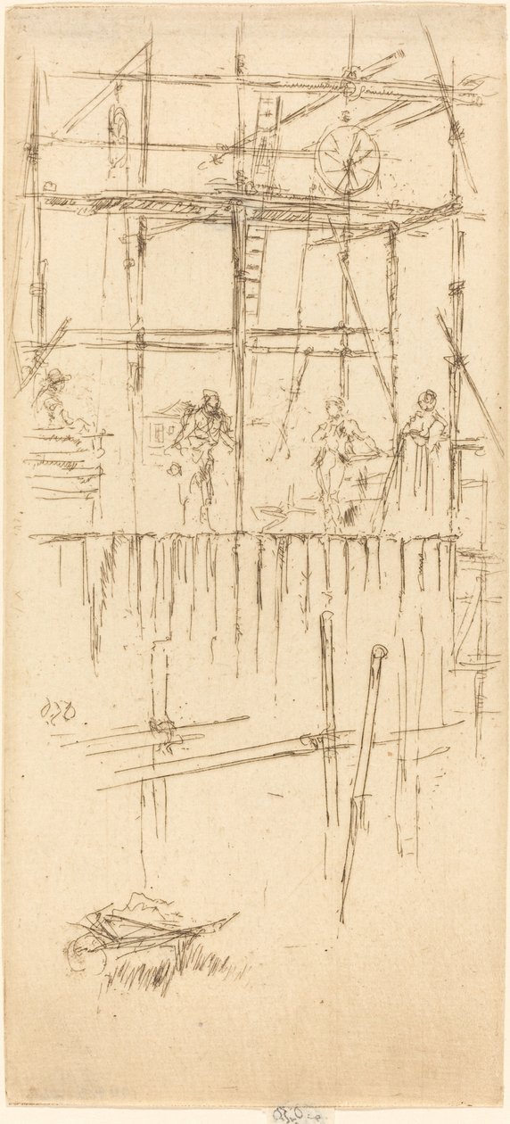 Andamio de Saboya de James Abbott McNeill Whistler