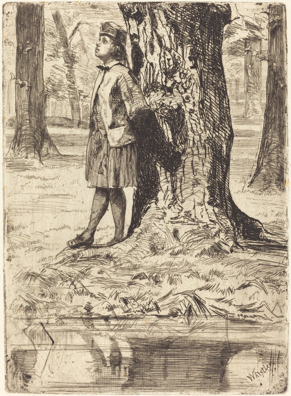 Seymour bajo un árbol de James Abbott McNeill Whistler