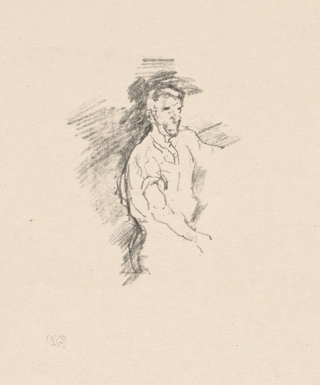 Boceto de un herrero de James Abbott McNeill Whistler