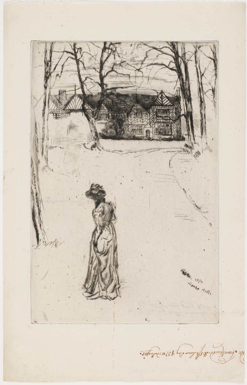 Speke Hall: La avenida de James Abbott McNeill Whistler