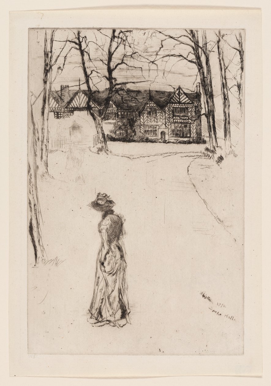 Speke Hall: La avenida de James Abbott McNeill Whistler