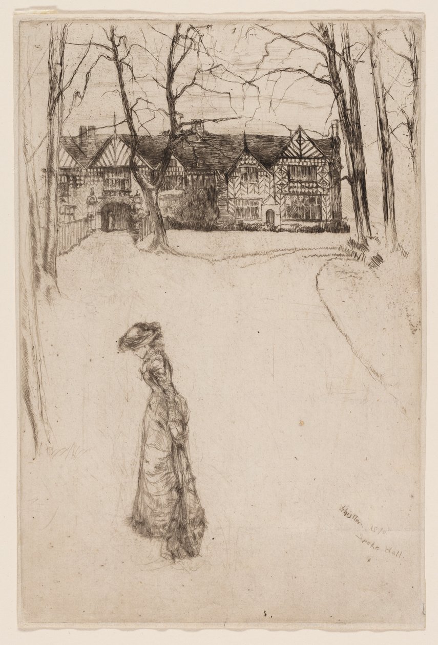 Speke Hall: La avenida de James Abbott McNeill Whistler