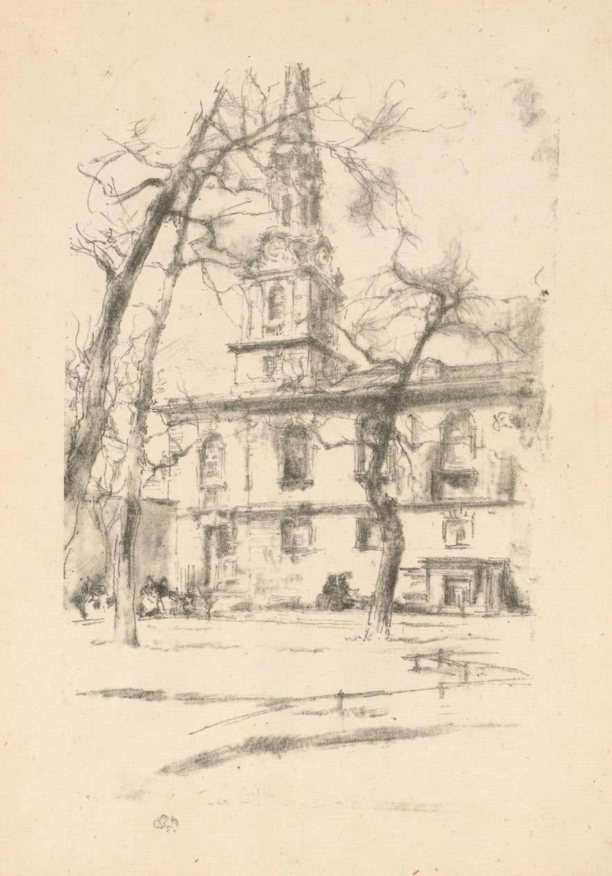San Giles en el Campo de James Abbott McNeill Whistler