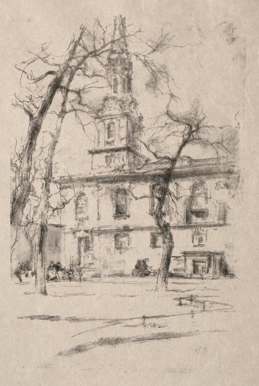 St. Giles-in-the-Fields de James McNeill Whistler