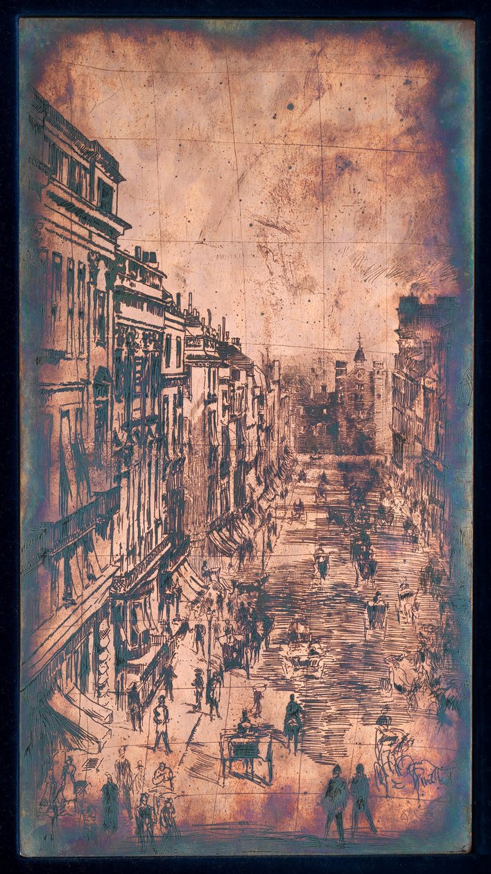 Calle de St. James de James McNeill Whistler
