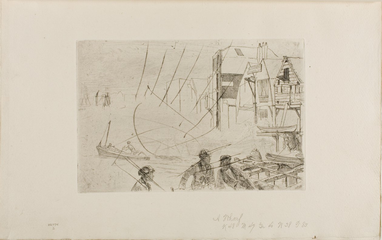 Astillero Stevens de James McNeill Whistler