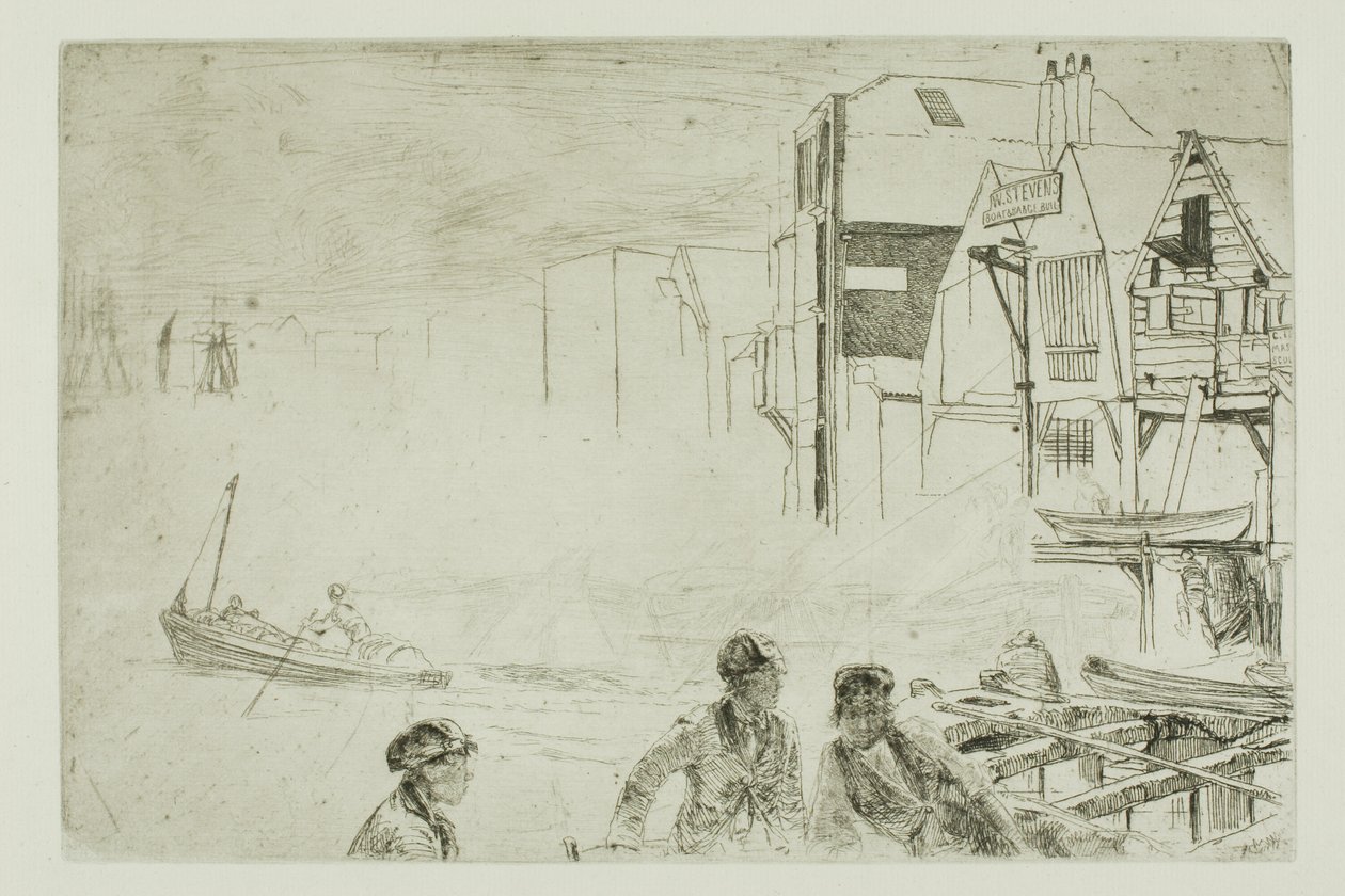 Astillero Stevens de James McNeill Whistler